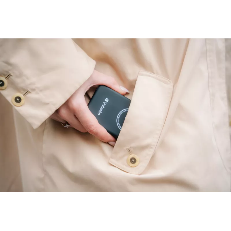 Akupank VERBATIM Charge AnA Go 5000 mAh magnetiline juhtmevaba, must