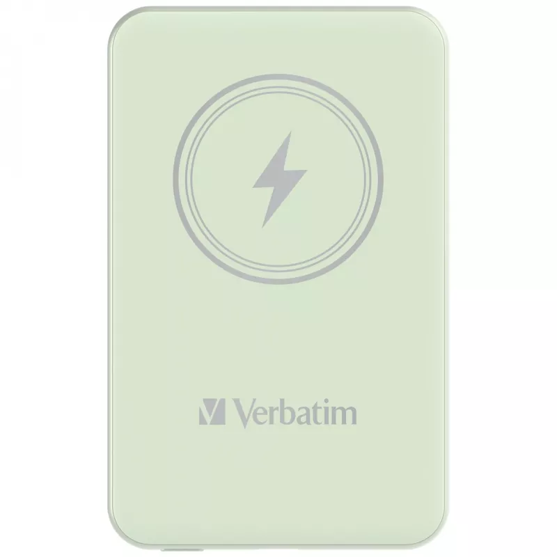 Verbatim Charge 'n' Go magnetiline juhtmevaba akupank 5000 mAh roheline