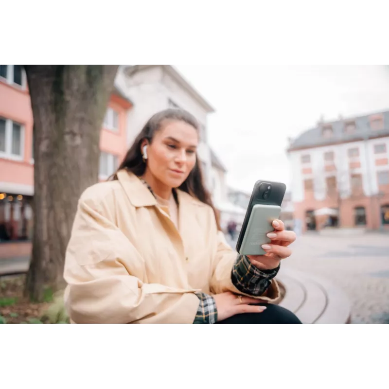 Verbatim Charge 'n' Go magnetiline juhtmevaba akupank 5000 mAh roheline