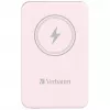 Verbatim Charge 'n' Go Magnetiline juhtmevaba akupank 5000 mAh roosa