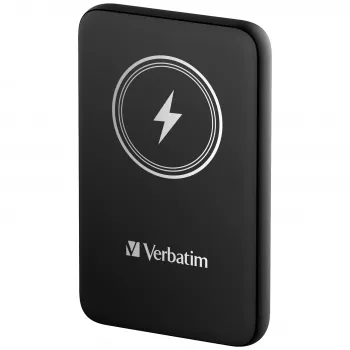 Verbatim Charge 'n' Go magnetiline juhtmevaba akupank 10000 mAh, must