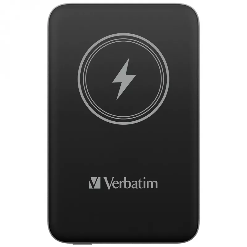 Verbatim Charge 'n' Go magnetiline juhtmevaba akupank 10000 mAh, must
