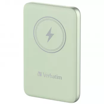 Verbatim Charge 'n' Go magnetiline juhtmevaba akupank 10000 mAh, roheline