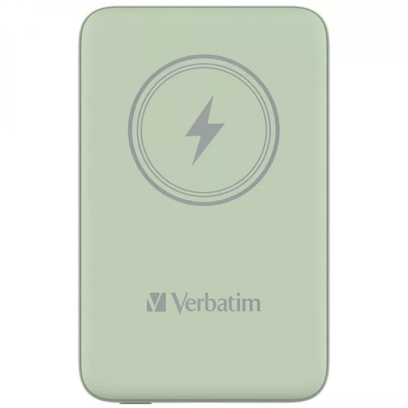 Verbatim Charge 'n' Go magnetiline juhtmevaba akupank 10000 mAh, roheline