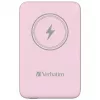 Verbatim Charge 'n' Go magnetiline juhtmevaba akupank 10000mAh roosa