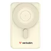 Verbatim Charge'n'G0 2C akupank 5000 mAh kuldne, 5000 mAh, Polümeer, Adaptiivne kiirlaadimine, Power Delivery 3.0, Quick Charge 3.0, Juhtmevaba laadimine, 3.85 V, 20 W
