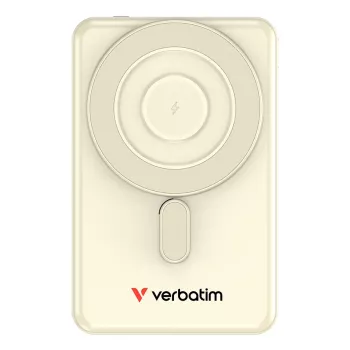Verbatim Charge'n'G0 2C akupank 5000 mAh kuldne, 5000 mAh, Polümeer, Adaptiivne kiirlaadimine, Power Delivery 3.0, Quick Charge 3.0, Juhtmevaba laadimine, 3.85 V, 20 W