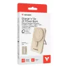 Verbatim Charge'n'G0 2C akupank 5000 mAh kuldne, 5000 mAh, Polümeer, Adaptiivne kiirlaadimine, Power Delivery 3.0, Quick Charge 3.0, Juhtmevaba laadimine, 3.85 V, 20 W