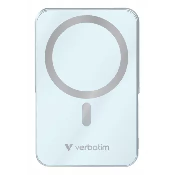 Verbatim Charge 'n' Go Magnetiline juhtmevaba akupank alusega - 10000 mAh Sinine