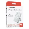 Verbatim Charge 'n' Go Magnetiline juhtmevaba akupank alusega - 10000 mAh Sinine