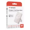 Verbatim Charge 'n' Go magnetiline juhtmevaba akupank statiiviga - 10000 mAh Roosa