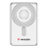 Verbatim Charge'n'Go 2C akupank 5000 mAh hõbedane, 5000 mAh, liitiumpolümeer (LiPo), Adaptive Fast Charging, Power Delivery 3.0, Quick Charge 3.0, juhtmevaba laadimine, 3.85 V, 20 W