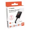 Verbatim SnapBack Ultra õhuke SSD 512GB USB USB-C USB 3.2 Gen 2x2 Must