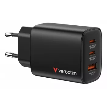 Verbatim Essentials GaN Charger 65W EU plug Must, indoor, AC, 20 V, must