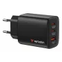 Verbatim Essentials GaN Charger 65W EU plug Must, indoor, AC, 20 V, must