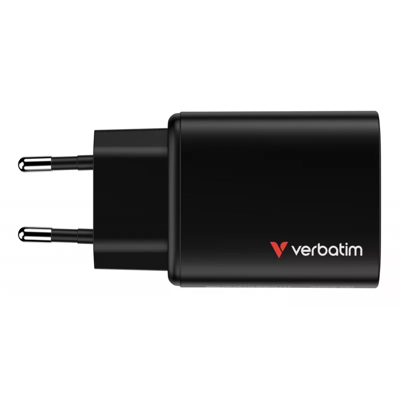 Verbatim Essentials GaN Charger 65W EU plug Must, indoor, AC, 20 V, must