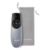 Verbatim Focus juhtmevaba esitlusipult punase laserosutiga, RF, USB, 30 m, must, hõbedane
