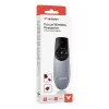 Verbatim Focus juhtmevaba esitlusipult punase laserosutiga, RF, USB, 30 m, must, hõbedane