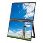 Verbatim Portable 15.6 inch FHD Dual Monitor Essentials, 39.6 cm (15.6 inch), LCD, 1920 x 1080 pikslit, Full HD, 16:9, 10 ms