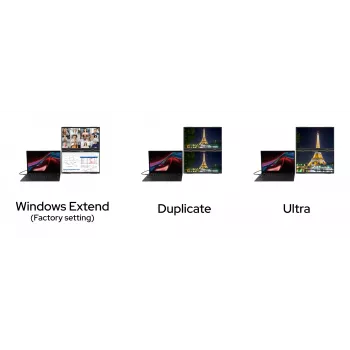 Verbatim Portable 15.6 inch FHD Dual Monitor Essentials, 39.6 cm (15.6 inch), LCD, 1920 x 1080 pikslit, Full HD, 16:9, 10 ms