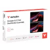 Verbatim Portable 15.6 inch FHD Dual Monitor Essentials, 39.6 cm (15.6 inch), LCD, 1920 x 1080 pikslit, Full HD, 16:9, 10 ms
