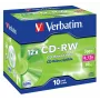 Verbatim CD-RW 12x 700 MB 10 tk