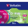 Verbatim CD-RW Colour 12x 700 MB 5 tk