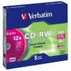 Verbatim CD-RW Colour 12x 700 MB 5 tk
