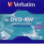Verbatim VB-DMW44JC, DVD-RW, 120 mm, Jewel case, 1 tk, 4,7 GB