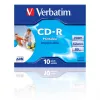 Verbatim CD-R AZO Wide Inkjet Printable 700 MB 52x 10 tk