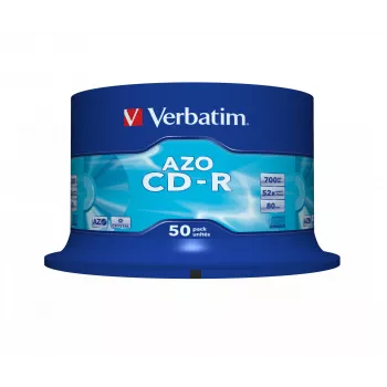 Verbatim CD-R AZO Crystal 700 MB 52x 50 tk
