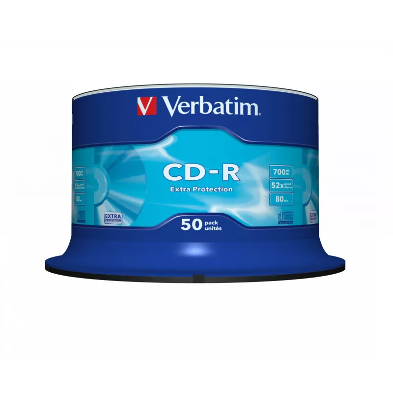 Verbatim CD-R Extra Protection 700 MB 52x 50 tk