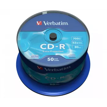 Verbatim CD-R Extra Protection 700 MB 52x 50 tk