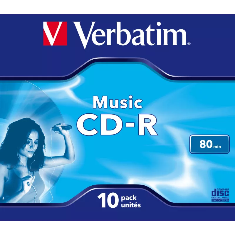 Verbatim Music CD-R 700 MB 16x 10 tk