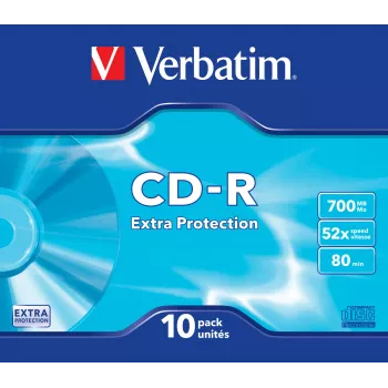 Verbatim CD-R Extra Protection 700 MB 52x 10 tk
