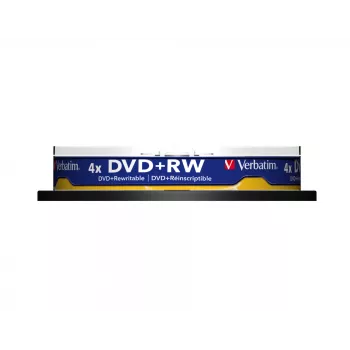 Verbatim DVD+RW Matt Silver 4.7 GB 10 tk