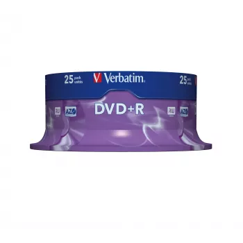 Verbatim VB-DPR47S2A, DVD+R, 120 mm, Spindle, 25 tk, 4.7 GB