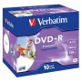 Verbatim DVD+R Wide Inkjet Printable ID Brand, DVD+R, 120 mm, prinditav, Jewel case, 10 tk, 4.7 GB