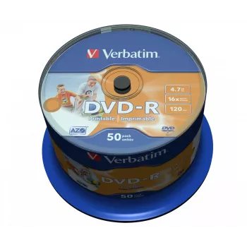 Verbatim 43533 tühi DVD 4,7 GB DVD-R 50 tk