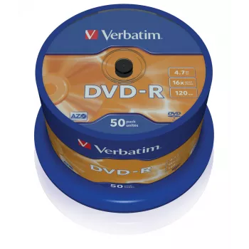 Verbatim DVD-R Matt Silver 4.7 GB 50 tk