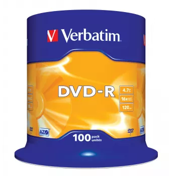 Verbatim DVD-R Matt Silver 4.7 GB 100 tk