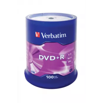 Verbatim DVD+R Matt Silver 4,7 GB 100 tk