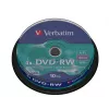 Verbatim DVDVER00072B, DVD-RW, spindel, 10 tk, 4,7 GB