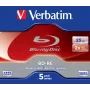 Verbatim 43615 tühi Blu-ray plaat BD-RE 25 GB 5 tk