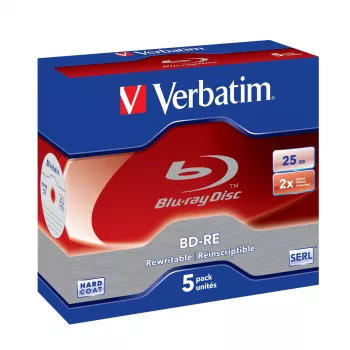Verbatim 43615 tühi Blu-ray plaat BD-RE 25 GB 5 tk