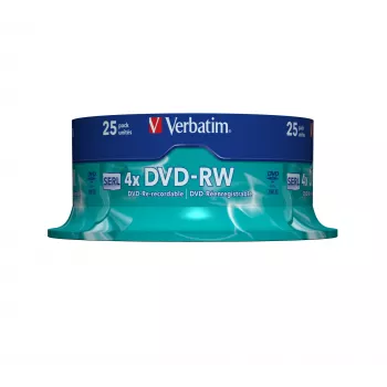 Verbatim DVD-RW Matt Silver 4.7 GB 25 tk
