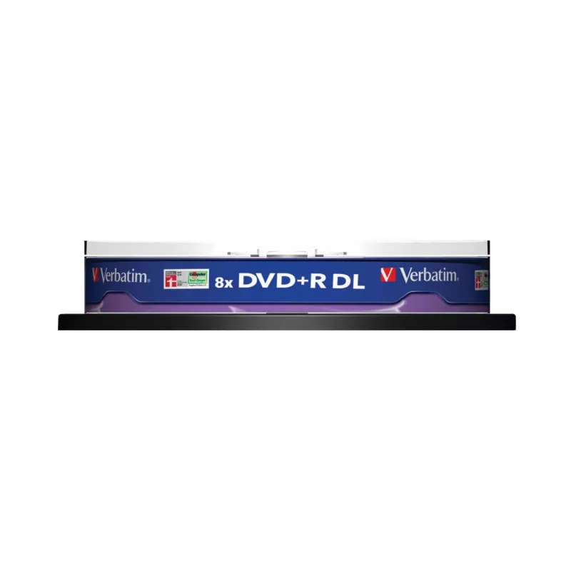Verbatim VB-DPD55S1, DVD+R DL, 120 mm, Spindle, 10 tk, 8.5 GB
