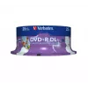 Verbatim 43667 tühi DVD 8,5 GB DVD+R DL 25 tk