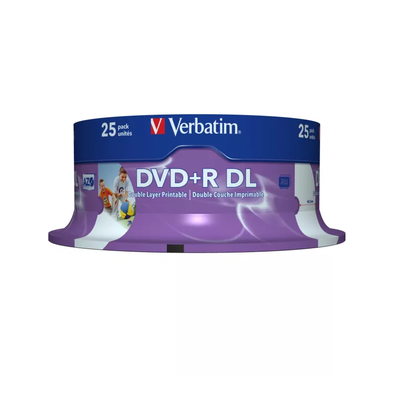 Verbatim 43667 tühi DVD 8,5 GB DVD+R DL 25 tk