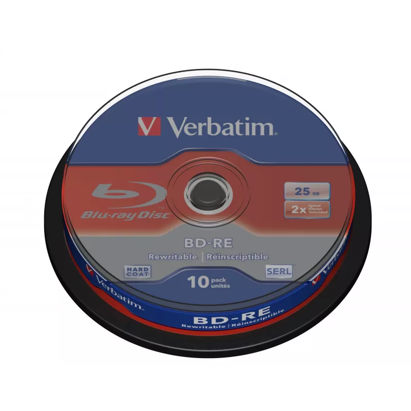 Verbatim BD-RE SL 25GB 2x 10 pakk Spindle 10 tk